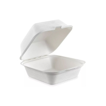 Bio Sugarcane Bagasse Clamshell Container